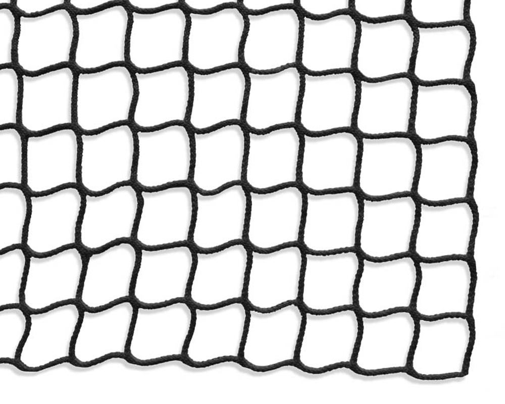 Safety net mesh size 45 mm, Material thickness 3 mm, black
