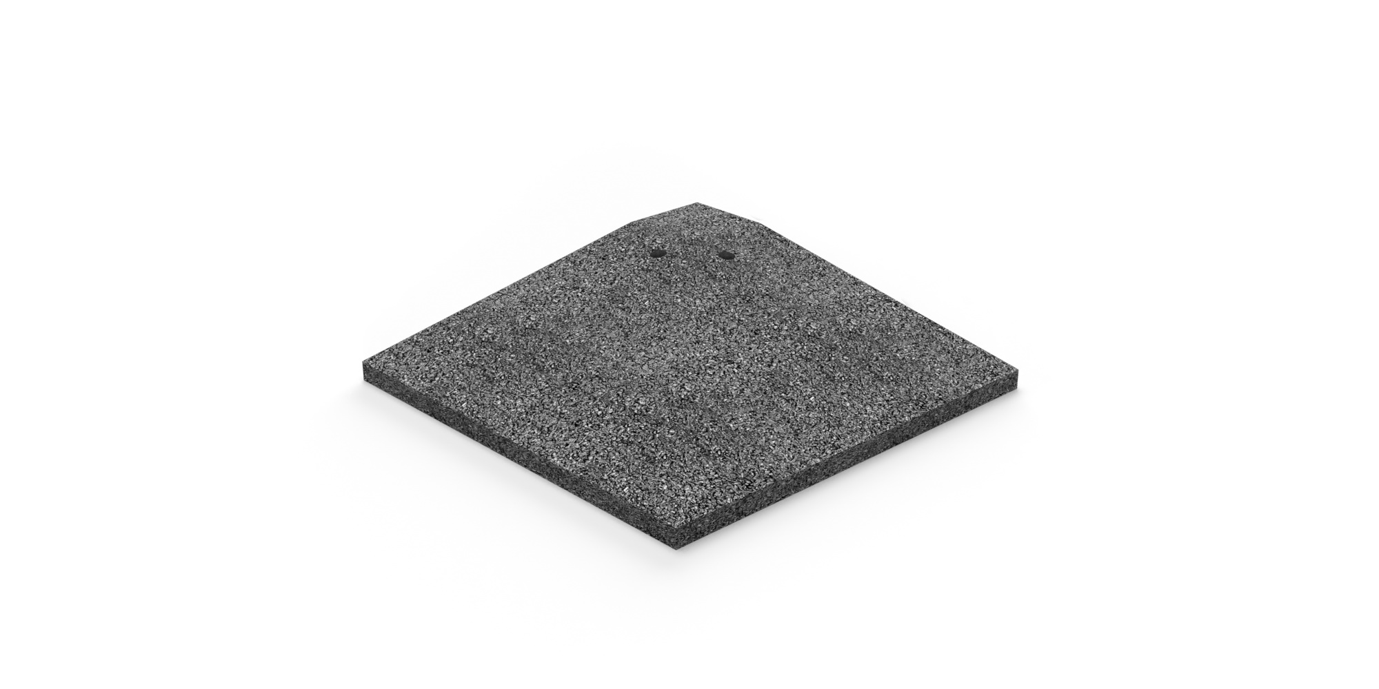 Gummirampe Classic Ecke 30 - 100 mm Höhe