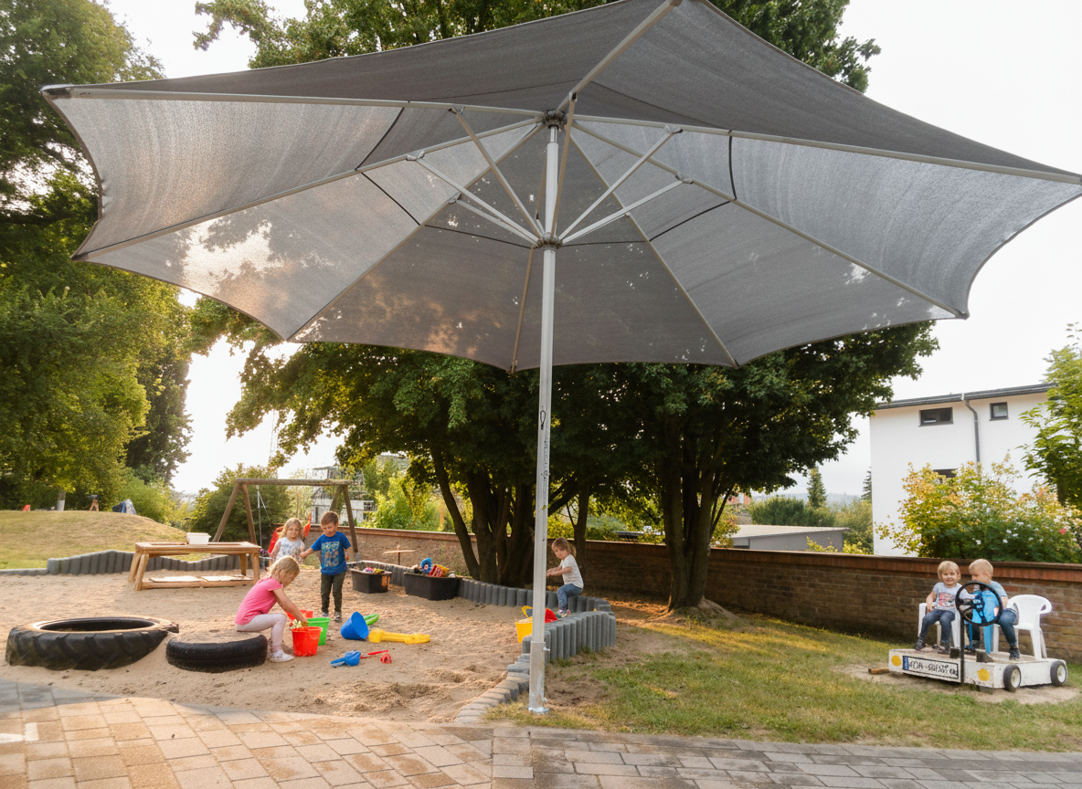 Sonnenschirm ROFI Klima Pro 76 Rund Ø 500 cm