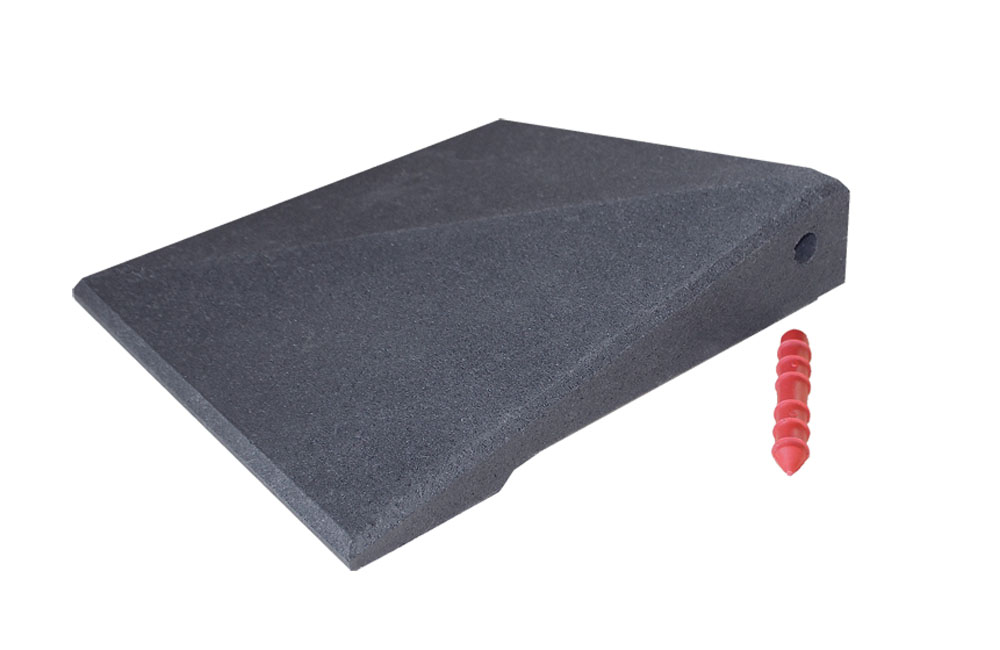 Bordsteinrampen Ecke Excellent 45mm Grau