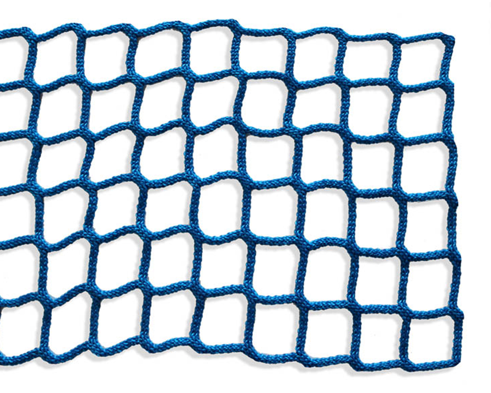 Schutznetz Maschenweite 45mm, Materialstärke 5mm, blau