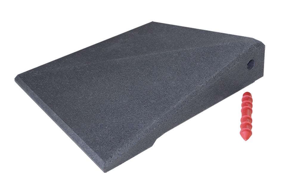 Bordsteinrampen Ecke Excellent 65 mm Grau