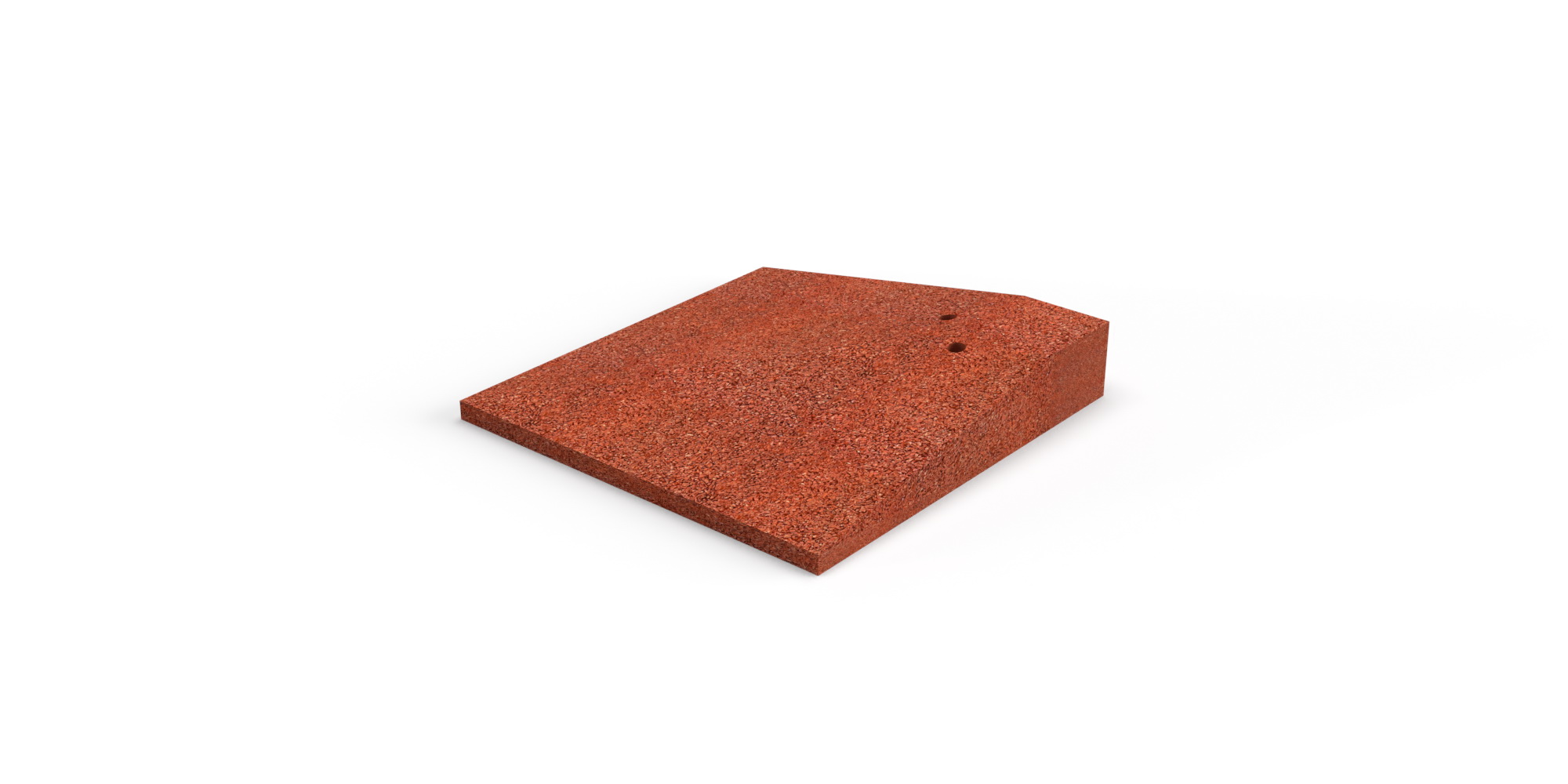 Gummirampe Classic Ecke 30 - 100 mm Höhe