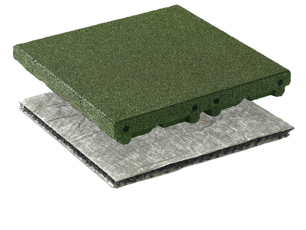 Fallschutzplatten Safe System HIC 3 m Grün