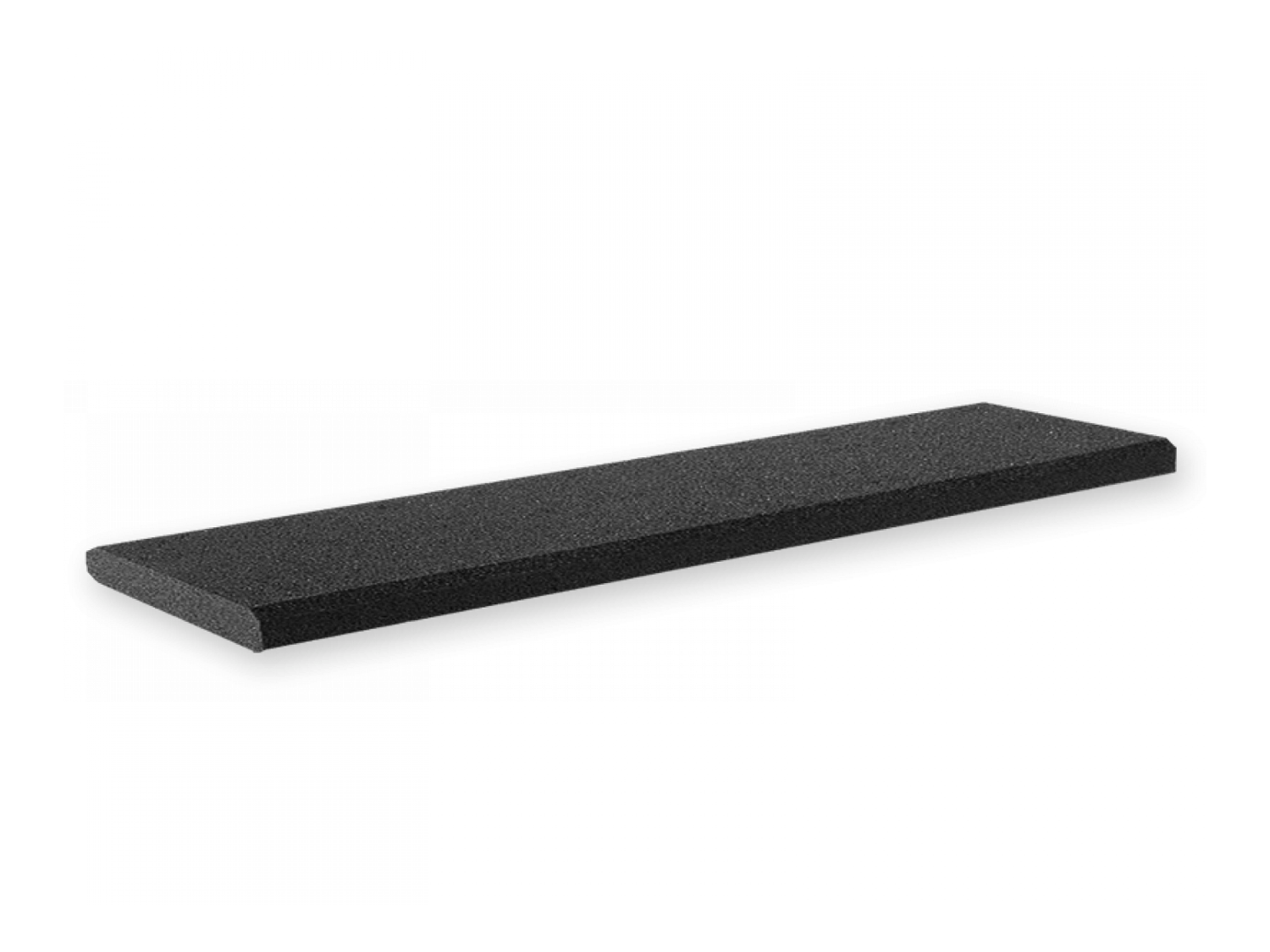 Randabdeckplatte Randabdeckung Mauerschutzauflage 50mm Schwarz
