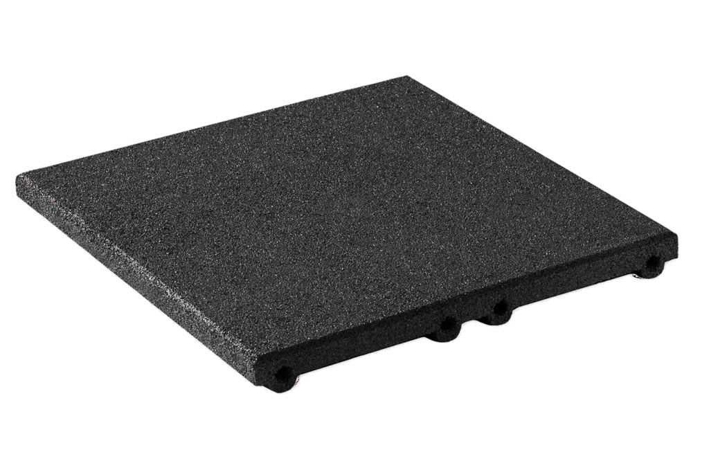 Bodenplatte modulares Rampensystem 45 mm Schwarz