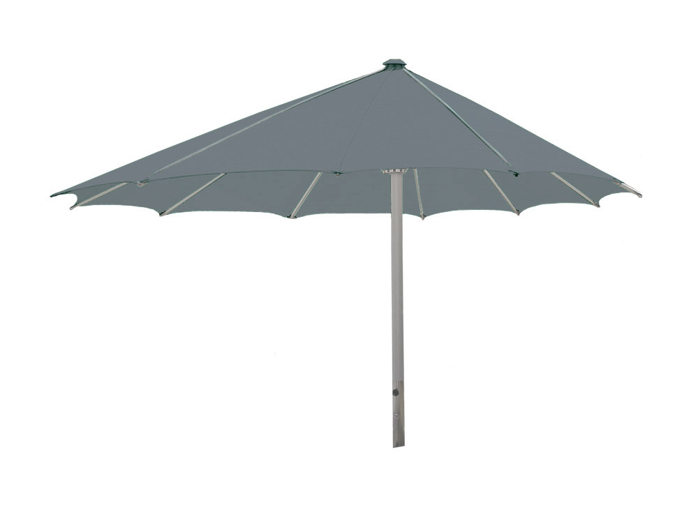 ROFI Klima Pro Comfort parasol, round off-centre Ø 600cm, standpipe Ø 110mm, silver