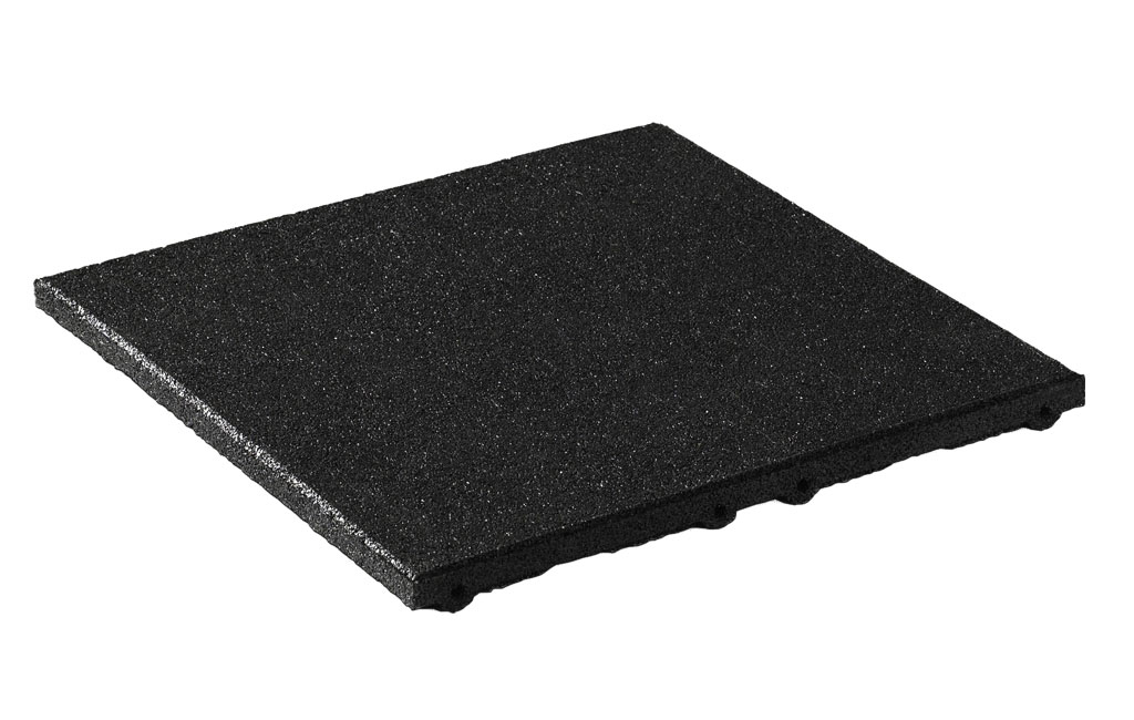 Bodenplatte modulares Rampensystem 30 mm Schwarz