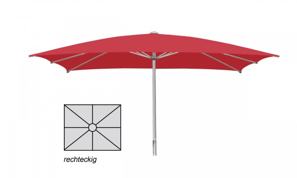 ROFI Klima pro 110 rectangular 700 x 800 cm red