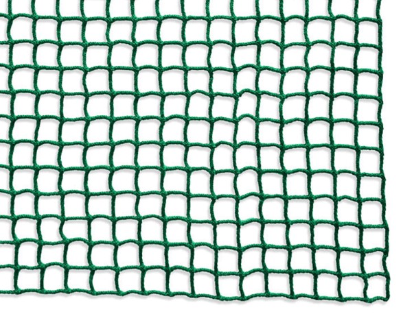Safety net mesh size 20 mm, Material thickness 2.3 mm, dark green